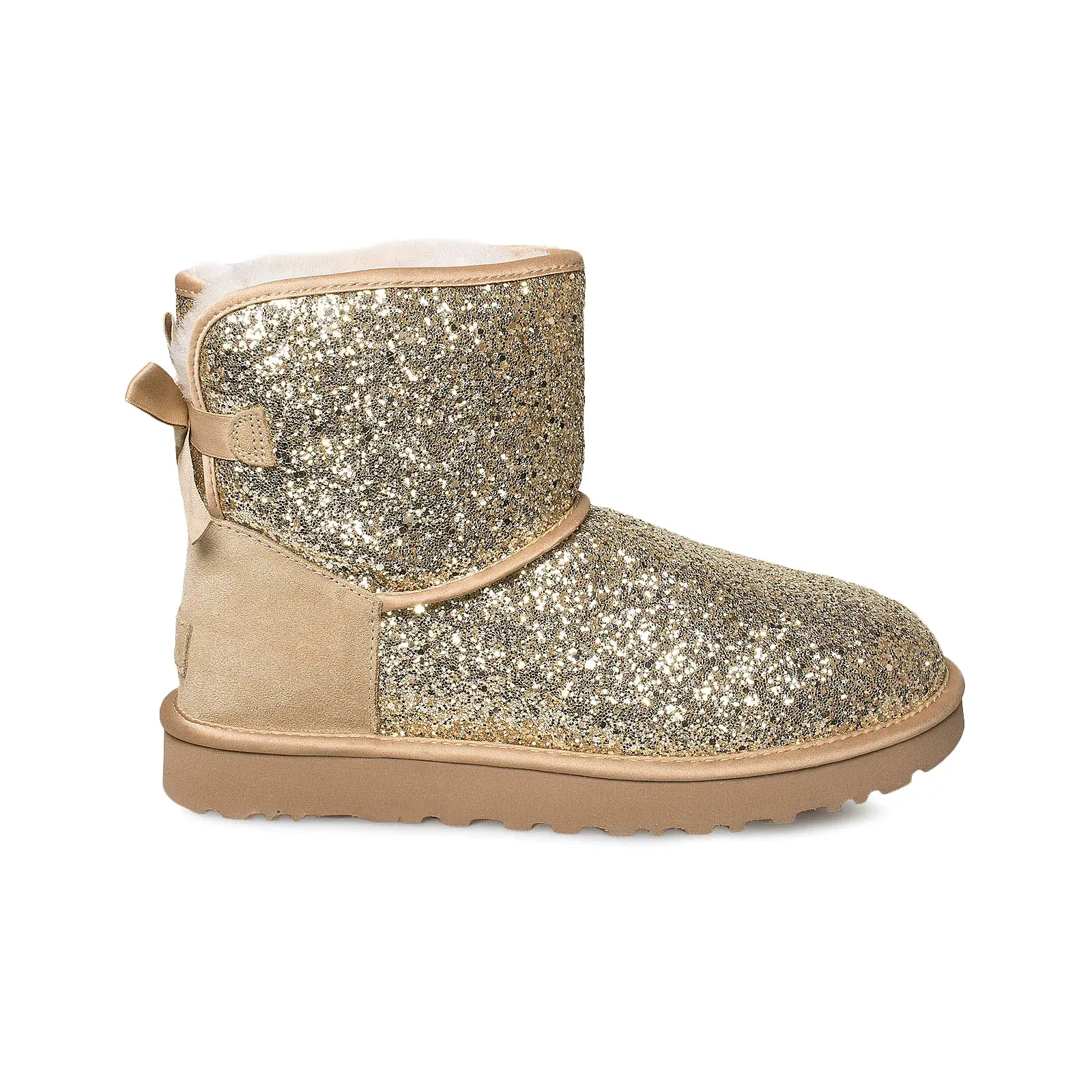 UGG Classic Mini Bow Cosmos Gold Boots - Women's