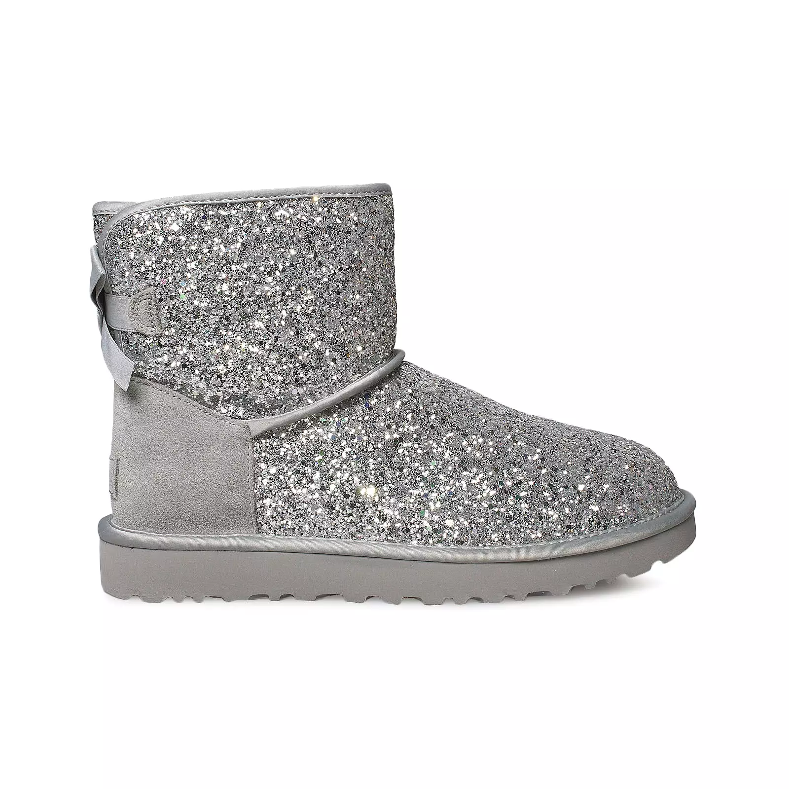 UGG Classic Mini Bow Cosmos Silver Boots - Women's