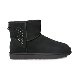 UGG Classic Mini II Studded Black Boots - Women's