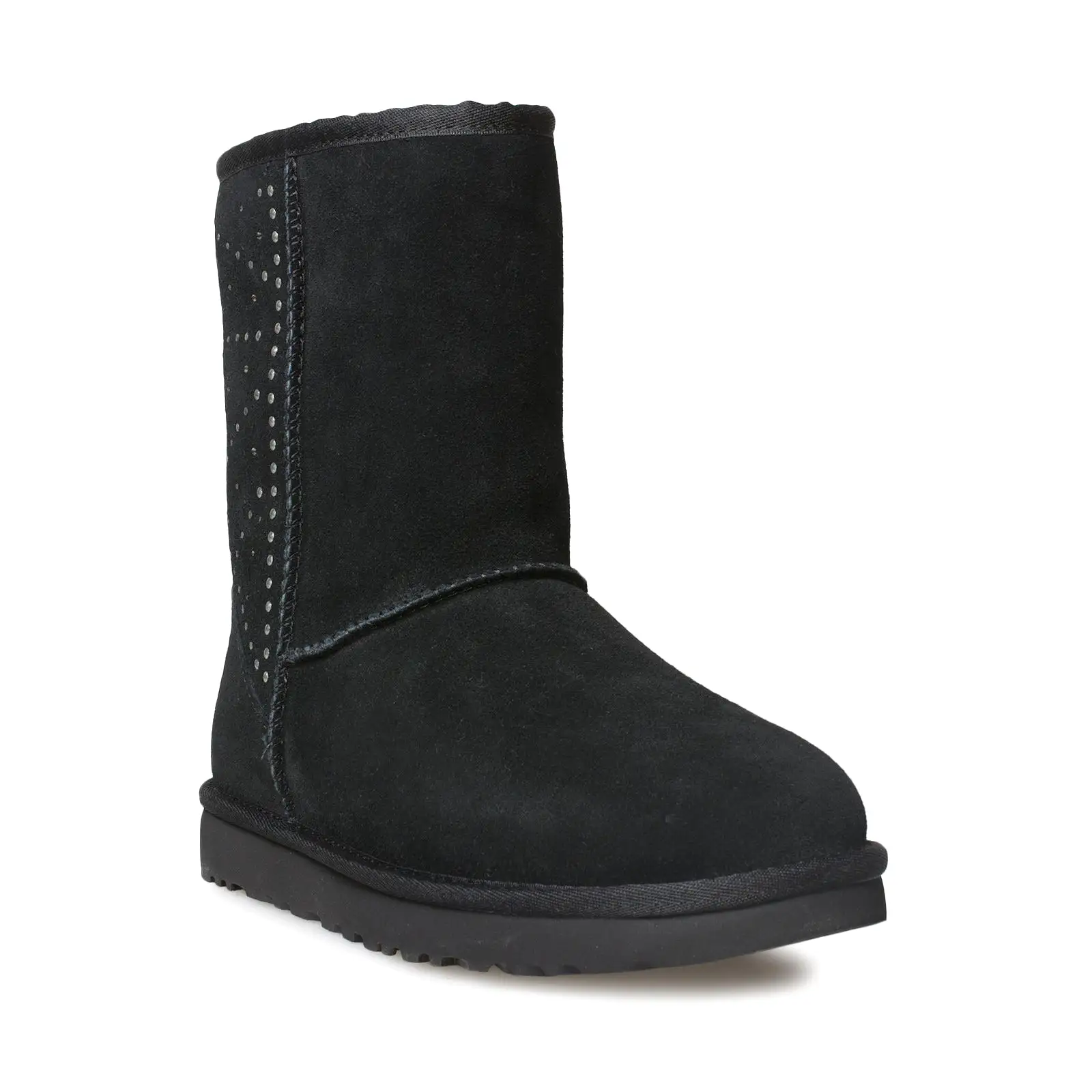 UGG Classic Short Studded Black Boots - Women's