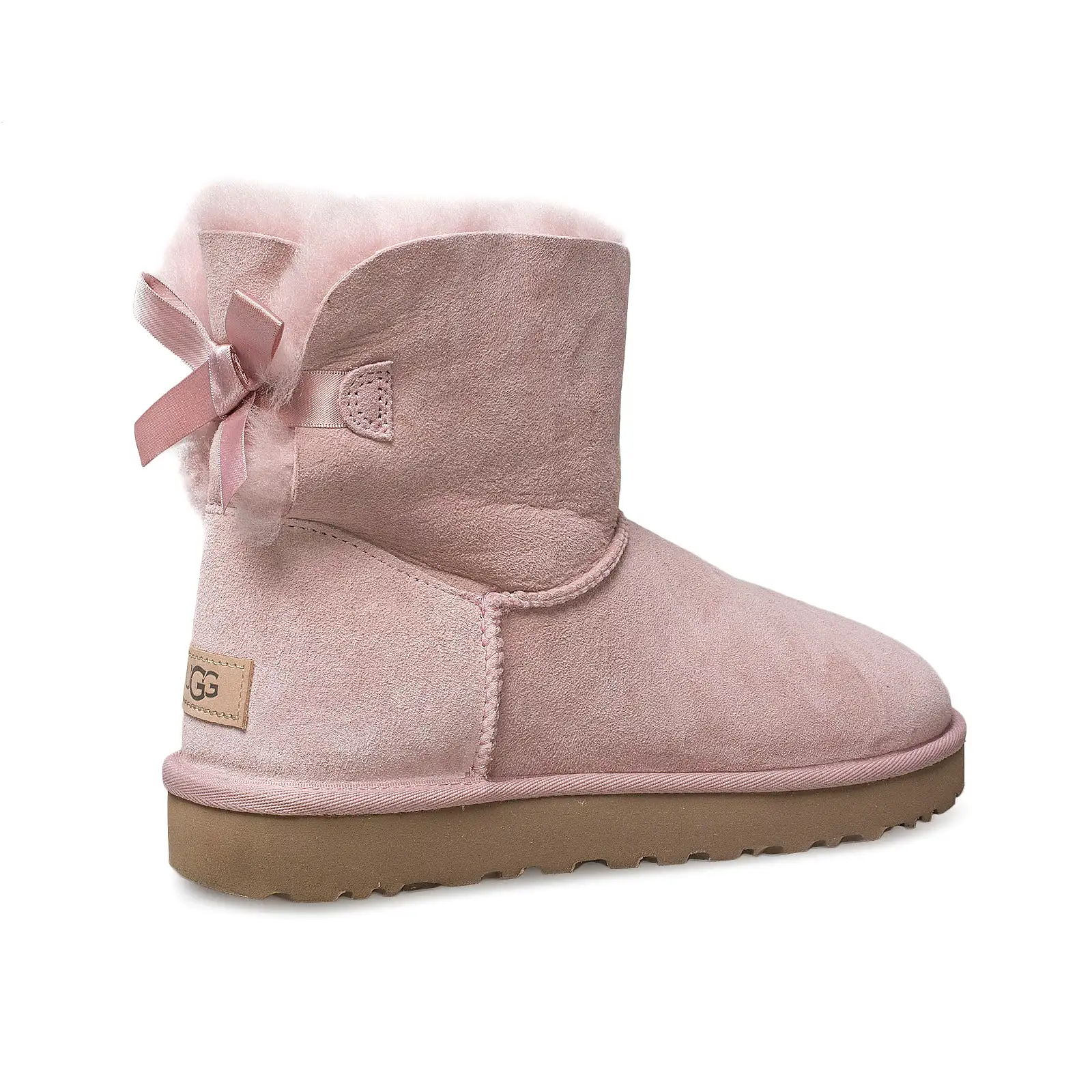 UGG Mini Bailey Bow II Pink Crystal Boots - Women's