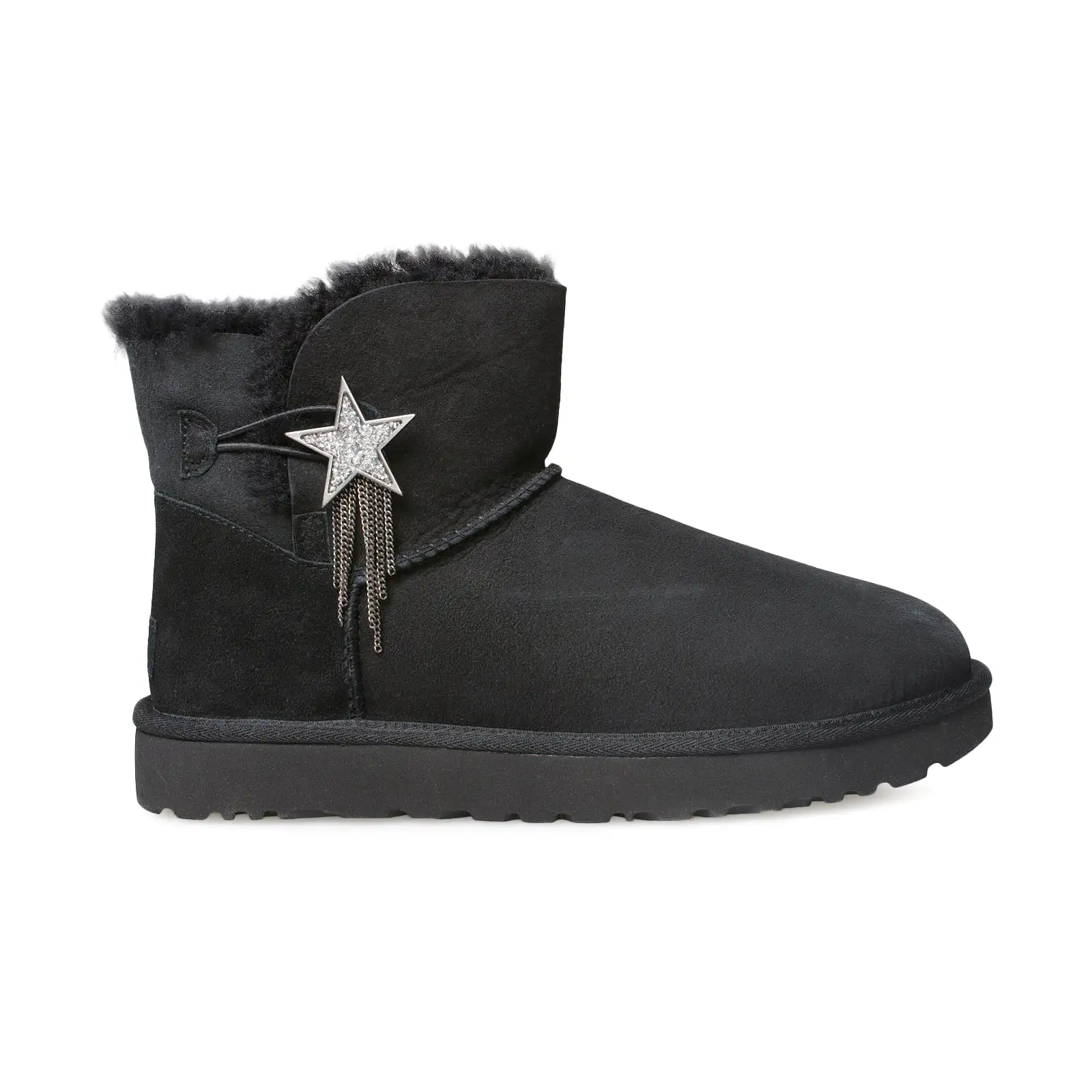 UGG Mini Bailey Star Black Boots - Women's