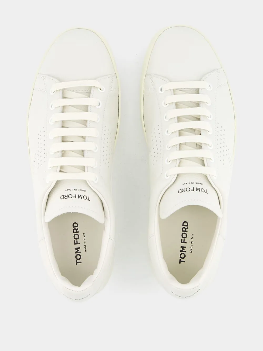 Warwick Grained Leather Sneakers