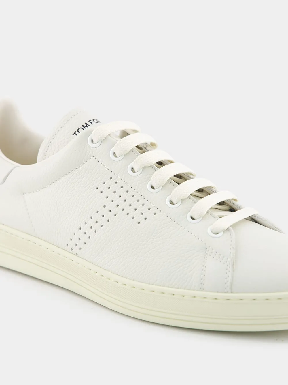 Warwick Grained Leather Sneakers