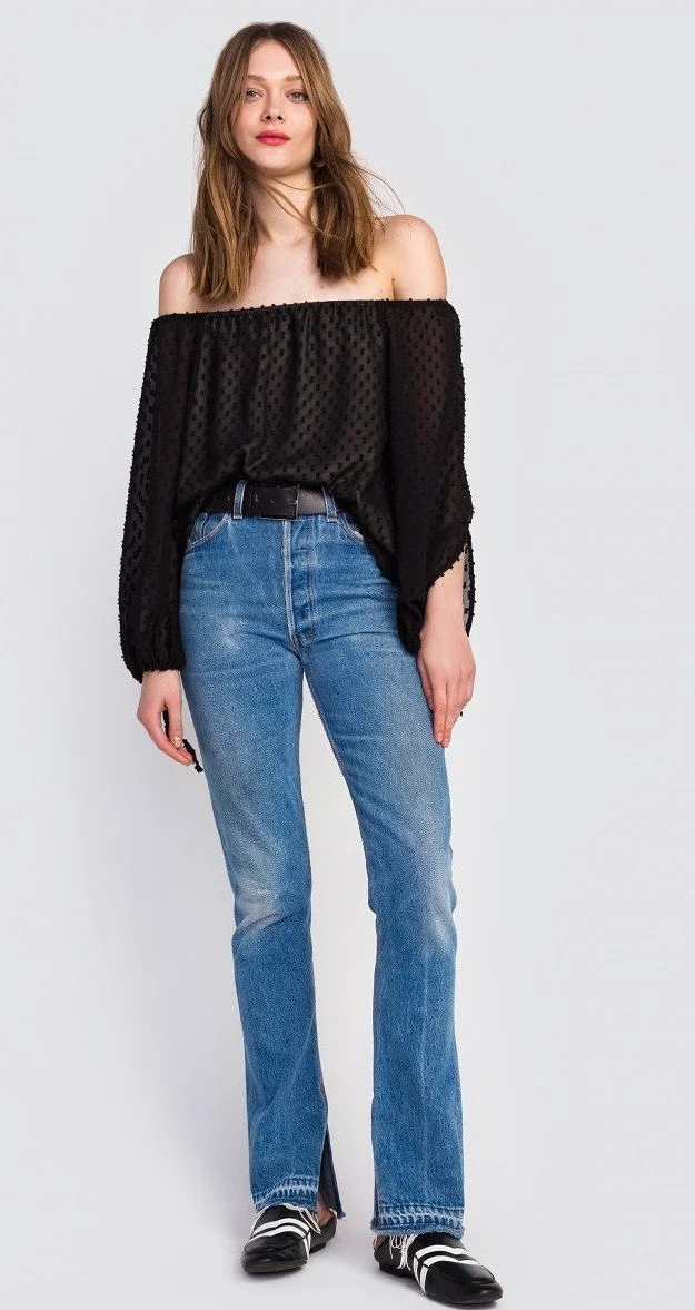 Wildfox Miami Dot Mariette Top