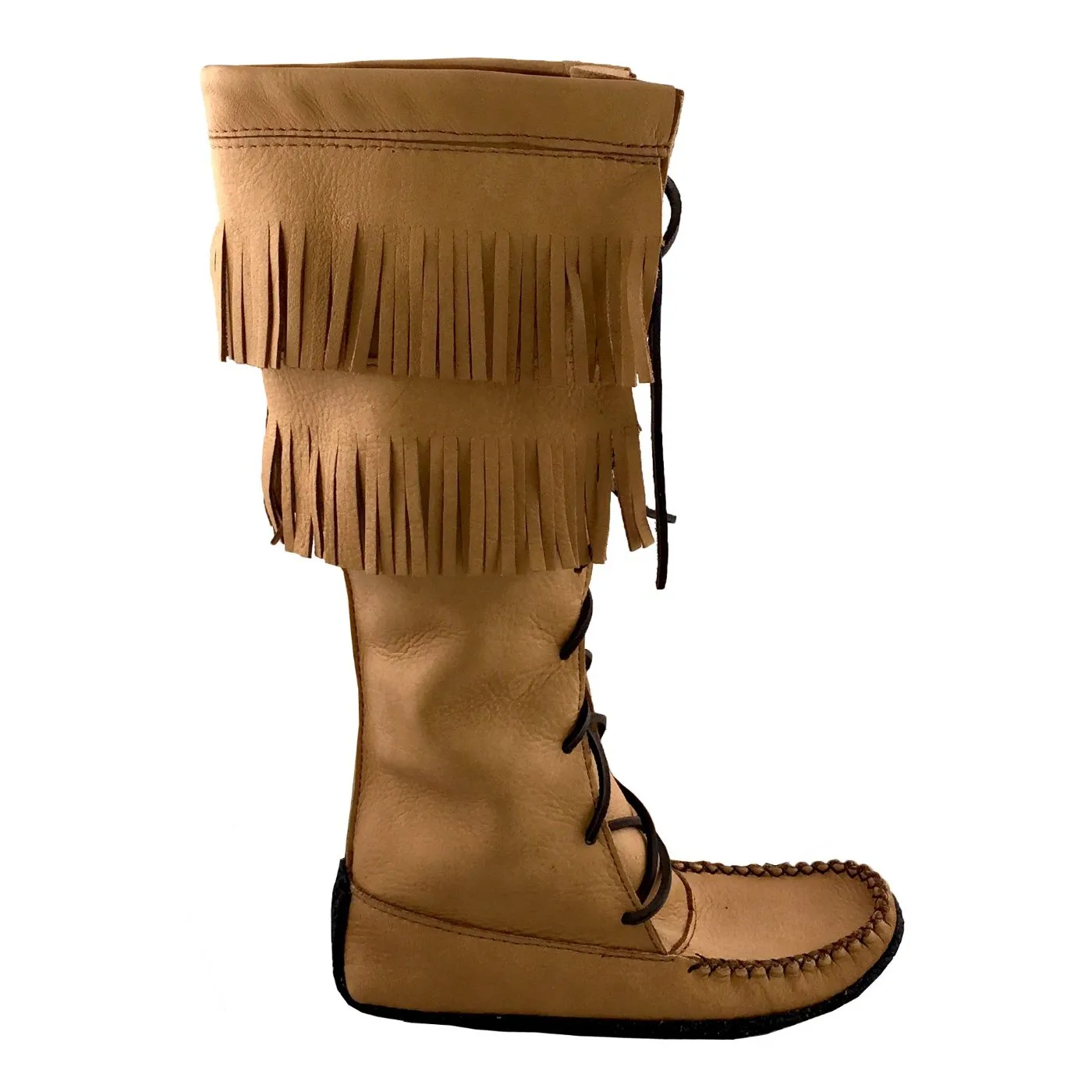 Women’s 15” Moose Hide Fringed Mukluks Boots