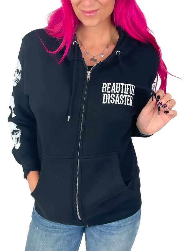 Women's Hating Me Zip Hoodie