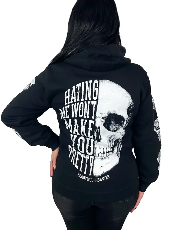 Women's Hating Me Zip Hoodie